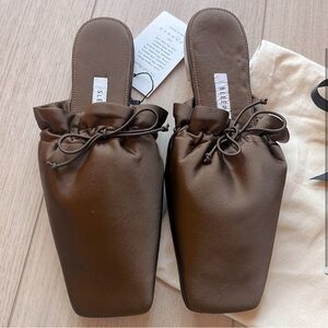Sleeper Satin Brown Women's slipper